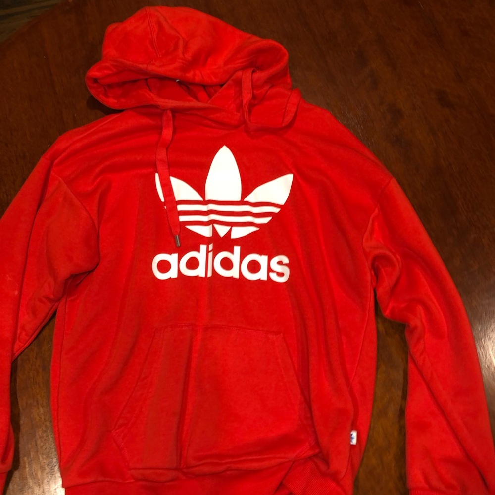 Red Adidas Hoodie